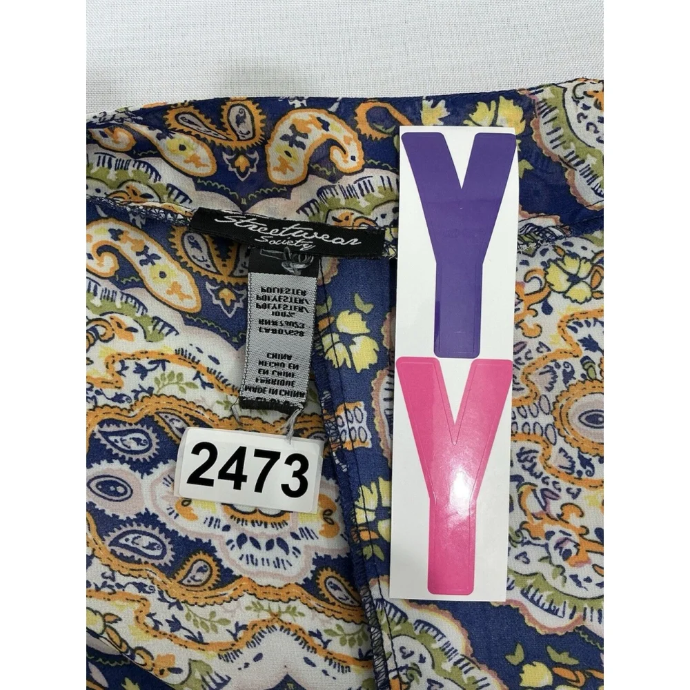 Womans Streetwear society Large Multicolor Kimono - Picture 3 of 5
